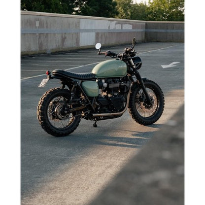Motone Cortado Hoop, Fender and Seat Kit with Reprobate Light and Undertaker License Plate Bracket - 2016+ Triumph Bonneville T100 / T120, Speed Twin 900, Street Twin, Street Scrambler
