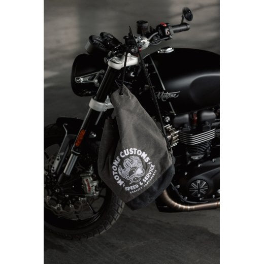 Motone LIDMASTER Waxed Canvas Deluxe Lined Helmet Bag