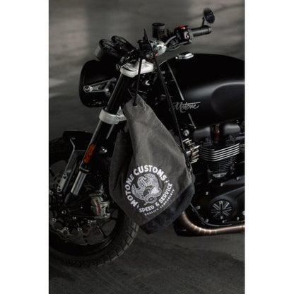 Motone LIDMASTER Waxed Canvas Deluxe Lined Helmet Bag