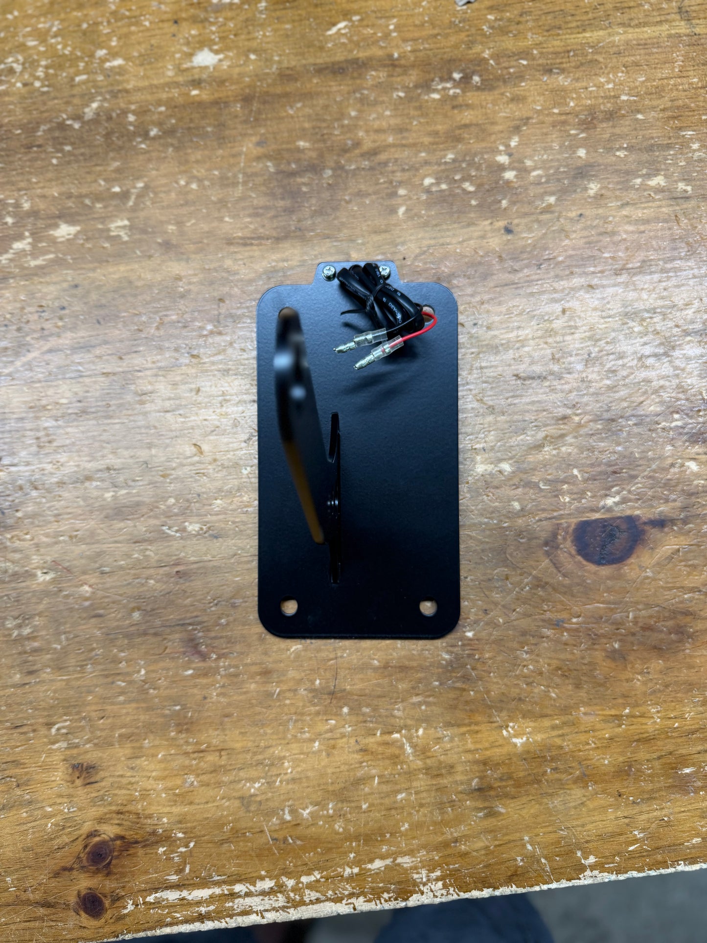 Sidemount License Plate Bracket - Indian Scout Bobber