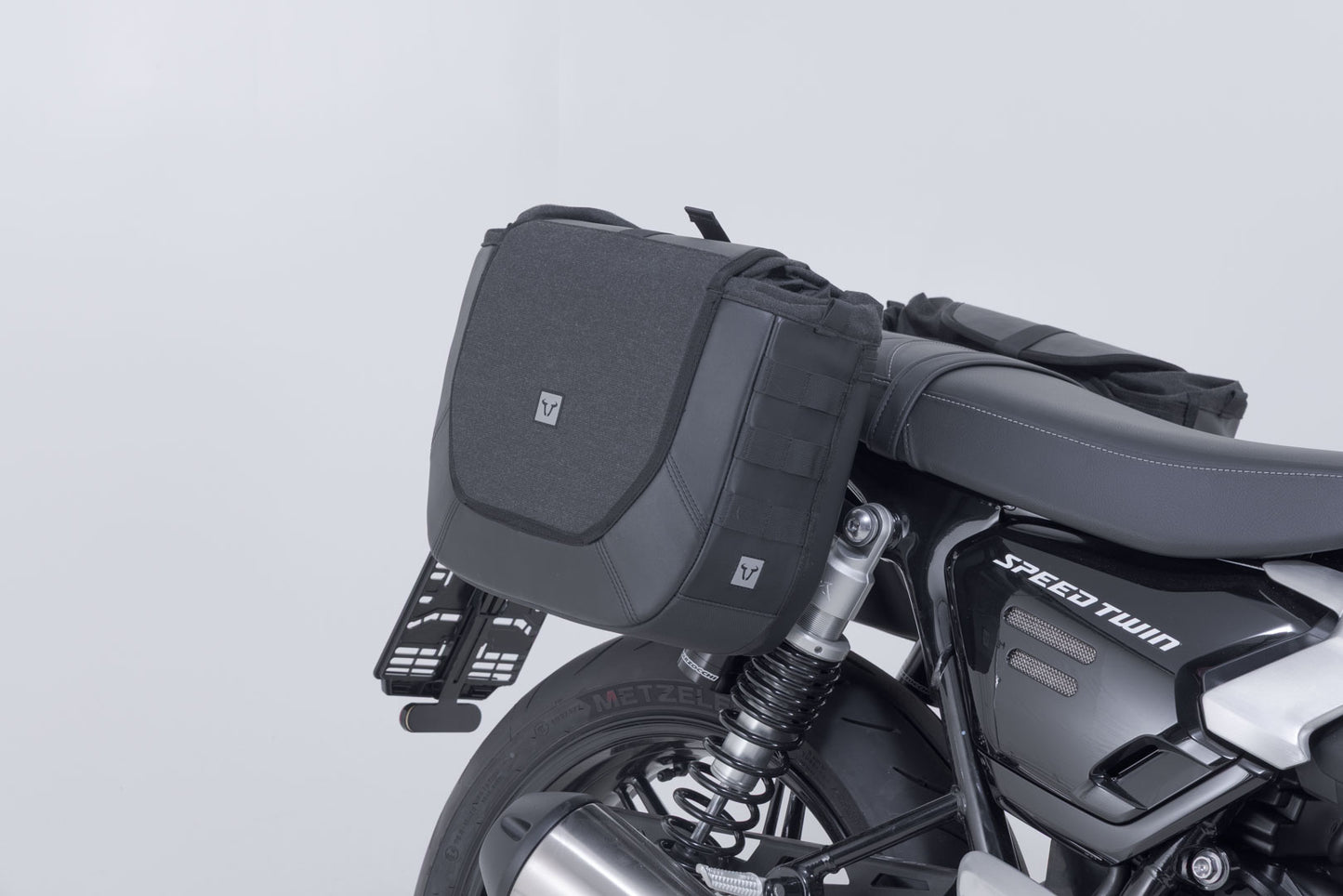 SW-Motech Lengend Gear Saddlebag Set with V-LOC Side Carriers - Triumph Speed Twin 1200