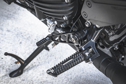 ClassicBike Raisch Shift and Brake Lever Set - Black - Triumph Thruxton R / RS / FE / TFC, Speed Twin 1200 2019-2024