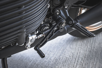 ClassicBike Raisch Shift and Brake Lever Set - Black - Triumph Thruxton R / RS / FE / TFC, Speed Twin 1200 2019-2024
