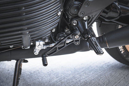 ClassicBike Raisch Shift and Brake Lever Set - Black - Triumph Thruxton R / RS / FE / TFC, Speed Twin 1200 2019-2024