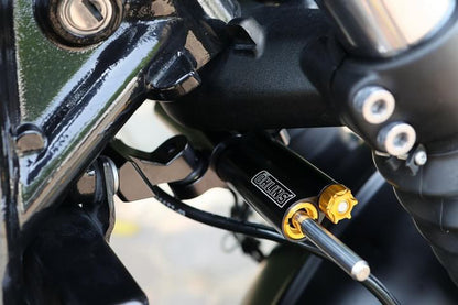 Bella Garage Ohlins Blackline Steering Damper Kit - Triumph Bobber / Speedmaster with 47MM Forks