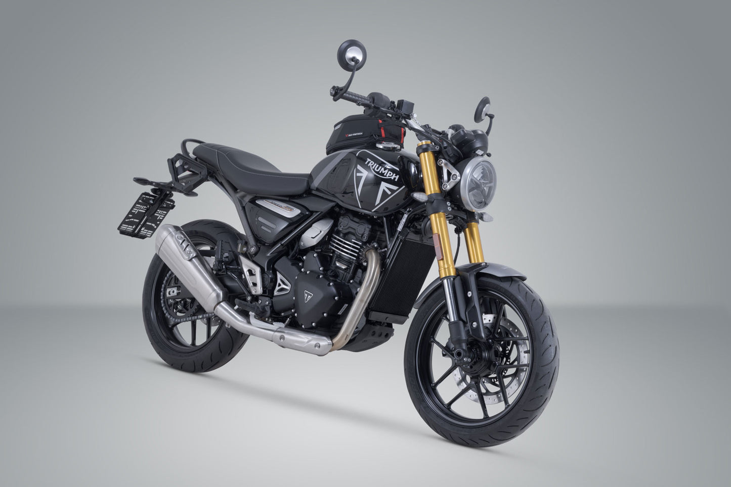 SW-Motech Lengend Gear 11 Liter Saddlebag Set with V-LOC Side Carriers - Triumph Speed, Scrambler, Tracker 400