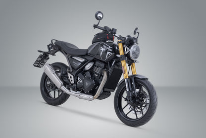 SW-Motech Lengend Gear 11 Liter Saddlebag Set with V-LOC Side Carriers - Triumph Speed, Scrambler, Tracker 400