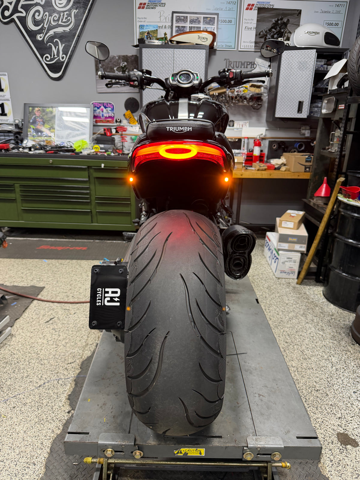 Wunderkind Rear LED Turn Signals - Triumph Rocket