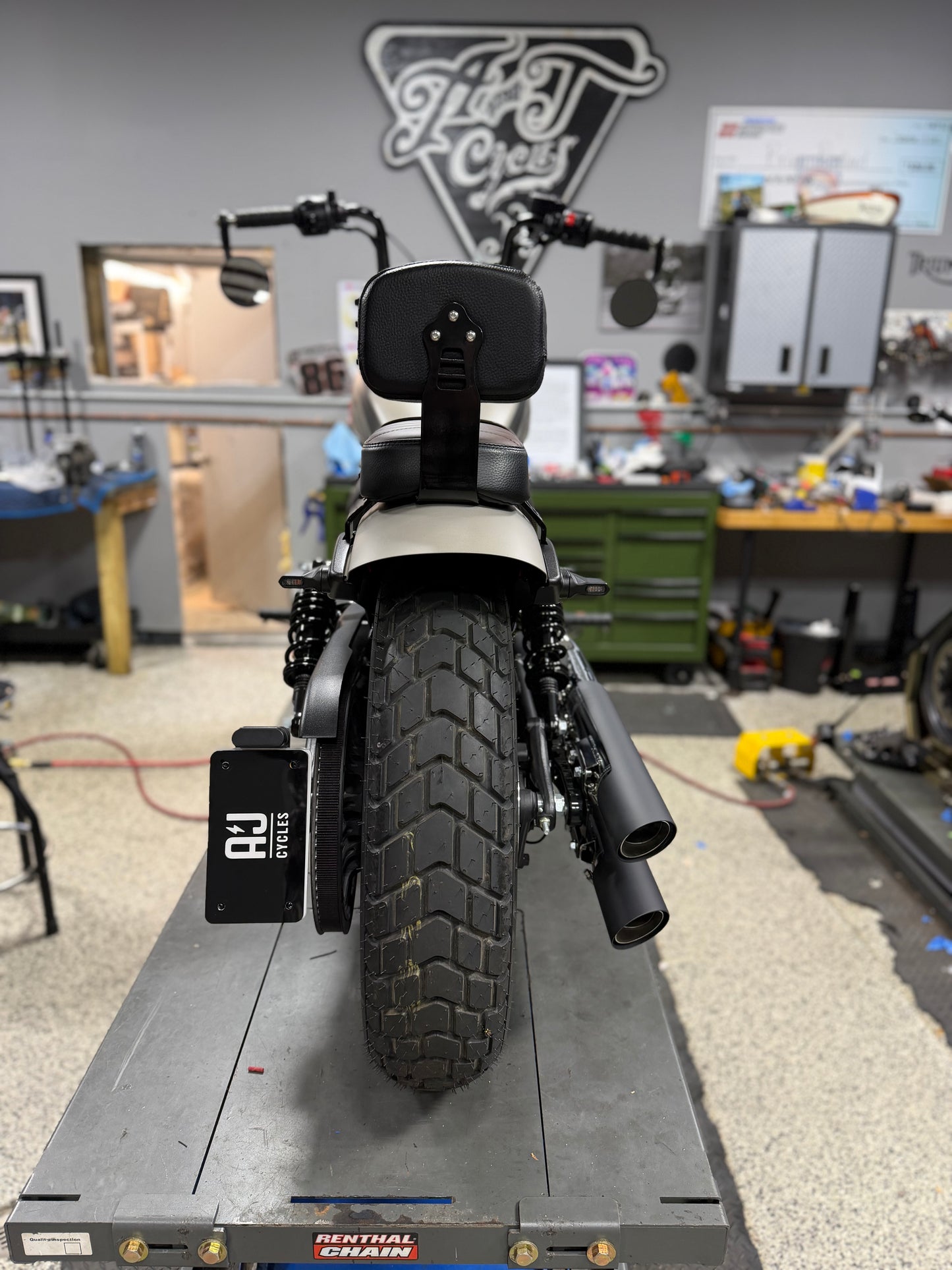 Sidemount License Plate Bracket - Indian Scout Bobber
