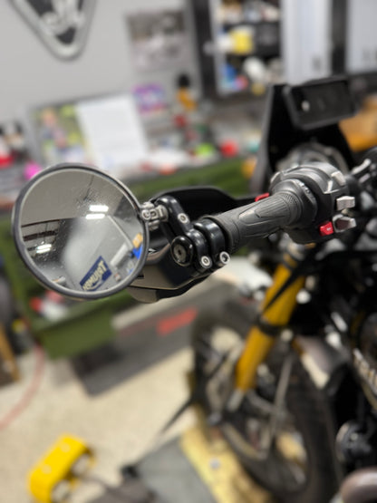 CRG Hindsight LS Bar End Mirror Kit - Triumph Scrambler 1200 XE / XC