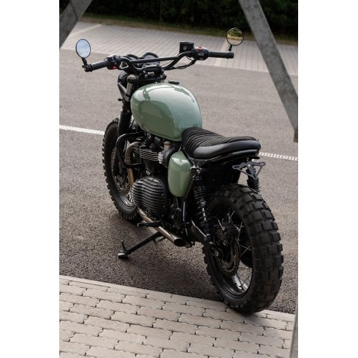 Motone Cortado Hoop, Fender and Seat Kit with Cylon Light with Alcantara seat - 2016+ Triumph Bonneville T100 / T120, Speed Twin 900, Street Twin, Street Scrambler