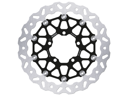 Galfer Floatech Wave Rotor - Front - 2016+ Thruxton R, Bonneville T120, Bobber, Bobber Black - DF906JCW
