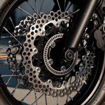 Motone Buzzsaw Floating Front Rotor Set - 2016+ Thruxton R / RS, Bonneville T120, Bobber, Bobber Black, Speedmaster