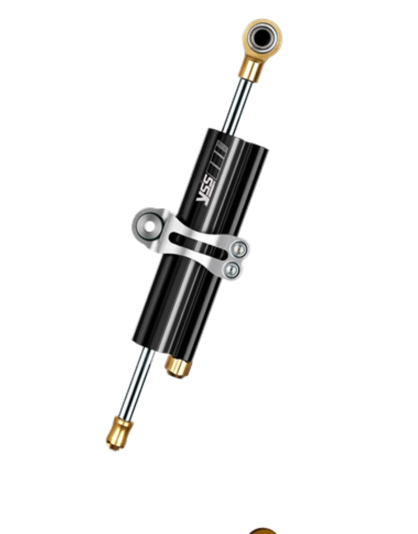YSS Steering Damper Kit - side mount - Triumph Street Twin, Speed Twin 900, Bonneville T100, T120, Street Cup
