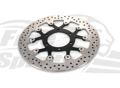Free Spirits 320MM Floating Front Brake Rotor with Sintered Pads - Triumph Scrambler 400 XC