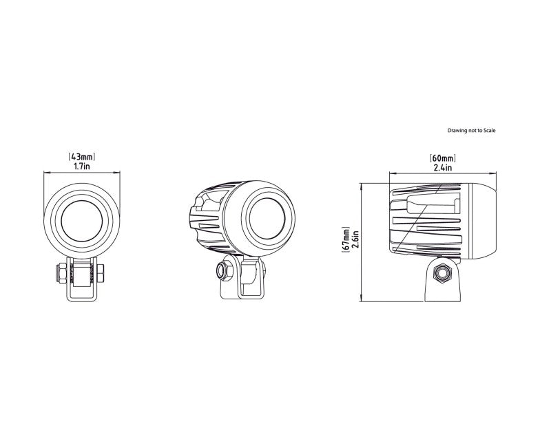 Denali DM 2.0 LED Light Pods with DataDim Technology - Pair
