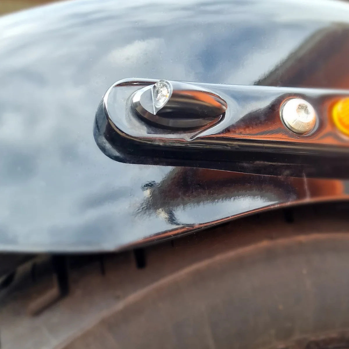 Motogadget Tens 3:1 Fender Mount LED Turn Signals - Harley Davidson