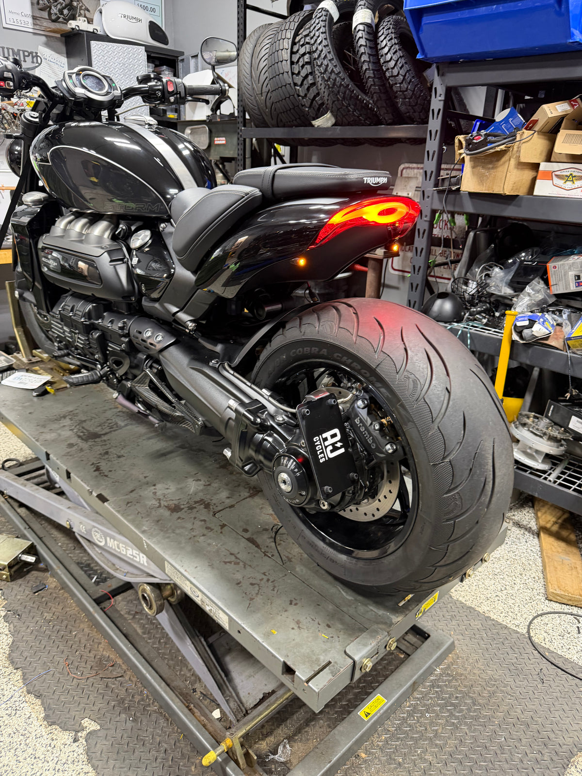Wunderkind Rear LED Turn Signals - Triumph Rocket