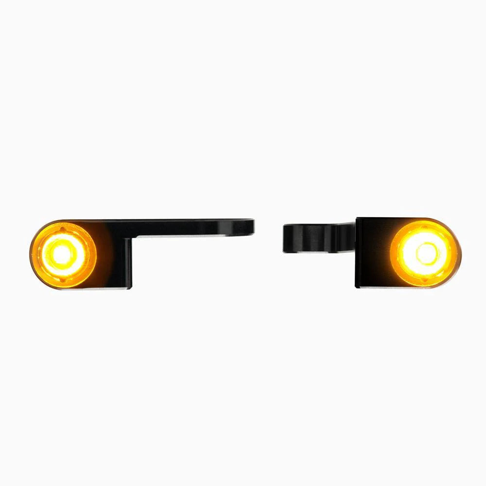 Motogadget mo.blaze Tens1 LED Turn Signals - Amber - Pair - For Harley Davidson Models