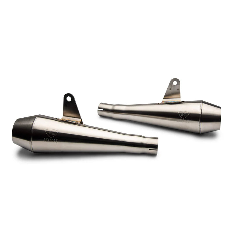 British Customs Builder Series Shorty Exhaust - 2025+ Triumph Speed Twin 1200 / RS