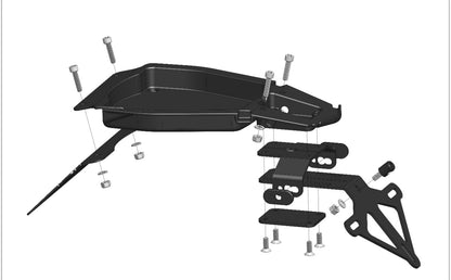 Motone Fender Eliminator Kit V3 - 3:1 Multifunction Only Signal version / Tail Tidy - Street Twin, T100, T120, Street Cup, Street Scrambler