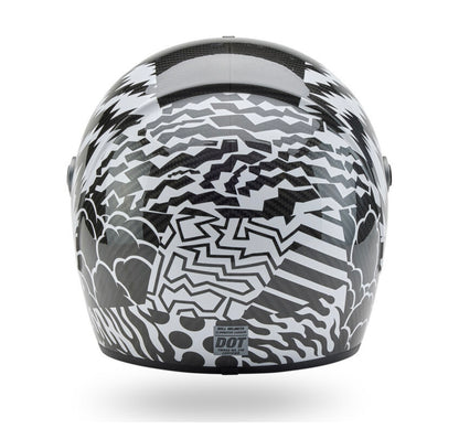 Bell Bullitt Carbon Fiber Helmet - Deathspray Black / White