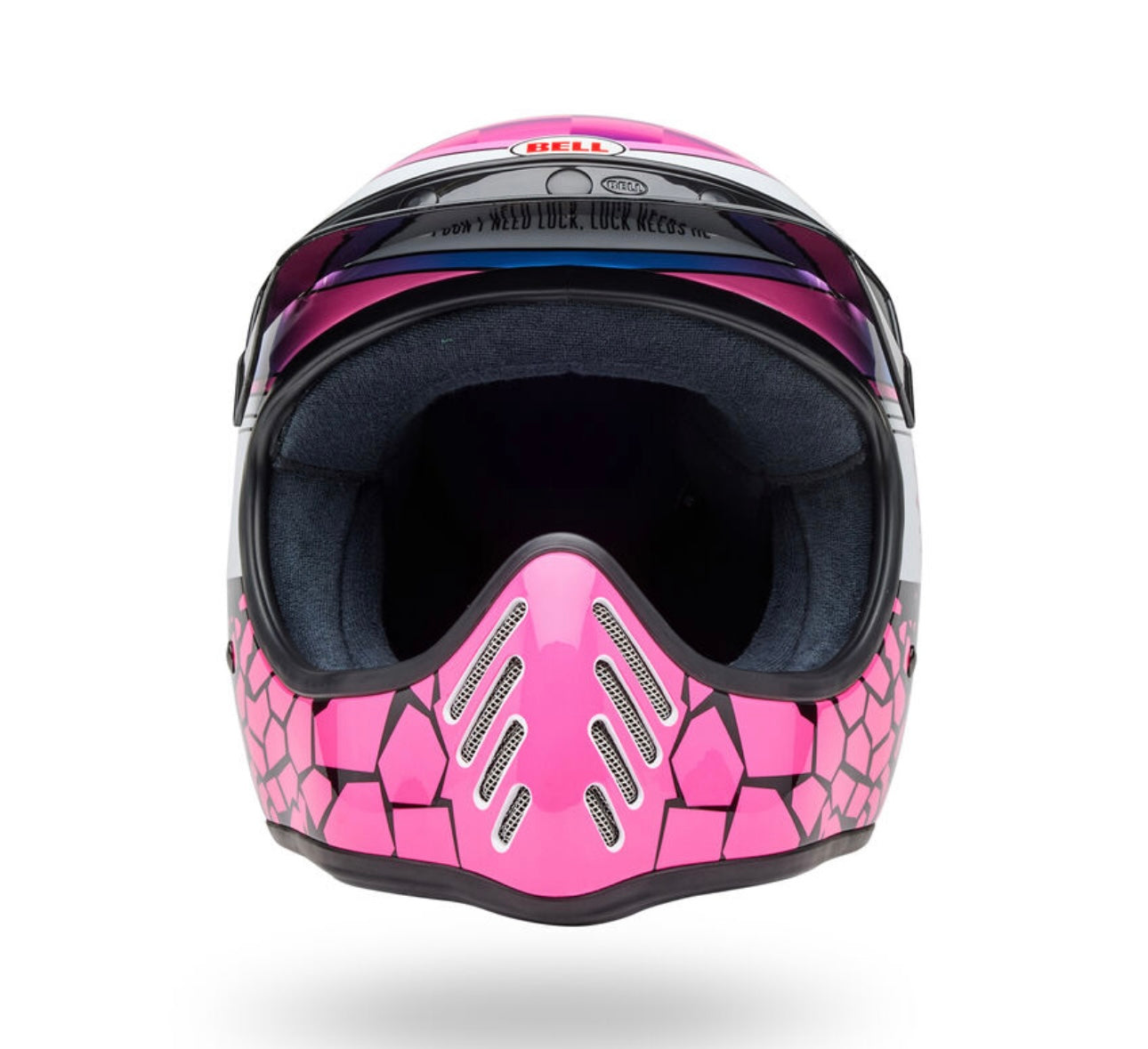 Bell Moto 3 Helmet - Deathspray Pink / Purple