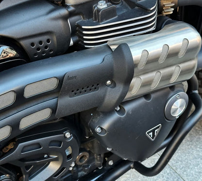 Bunker Customs Leg Saver Heat Shield Extension - Triumph Scrambler 1200 X / XE / XC