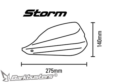 Barkbusters Storm Handguards - Triumph Scrambler 400 X
