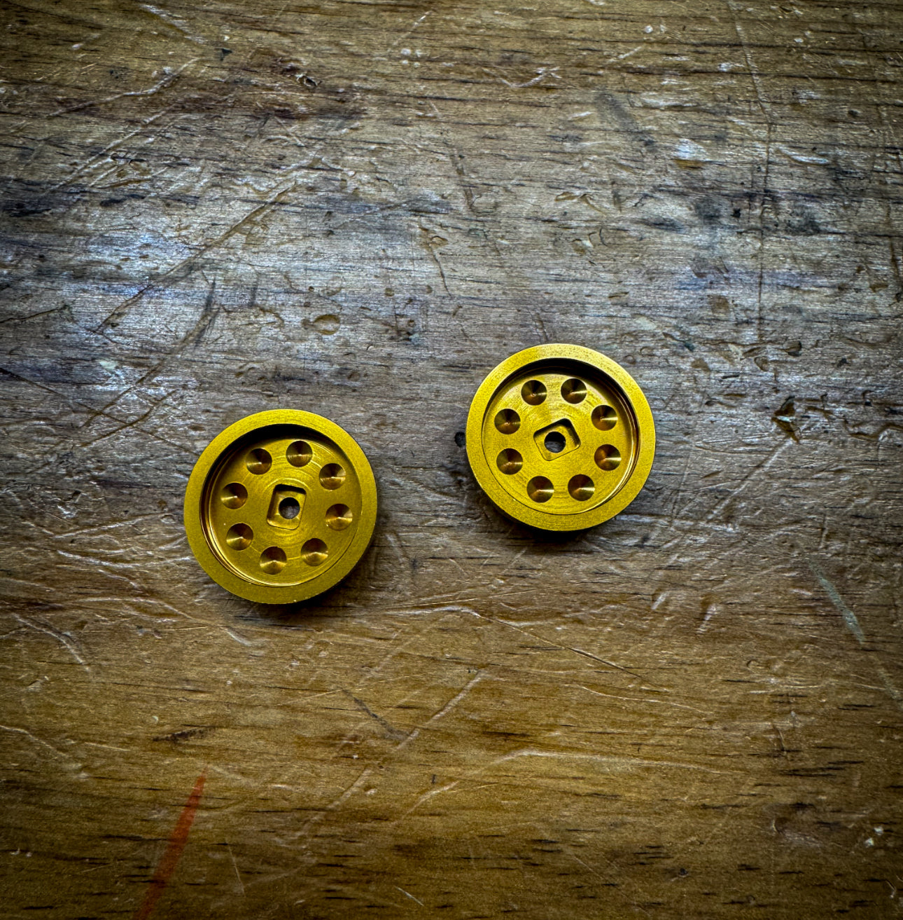 Ohlins Billet Compression Adjusters - Gold - A & J cycles – A&J Cycles