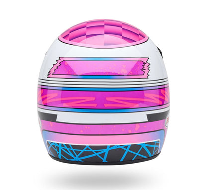 Bell Moto 3 Helmet - Deathspray Pink / Purple