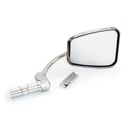 Halcyon 820 Rectangular Bar End Mirror - Stainless