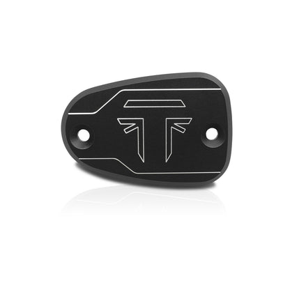 ClassicBike Raisch Milled Black with Machined Highlights Brake Reservoir Cover