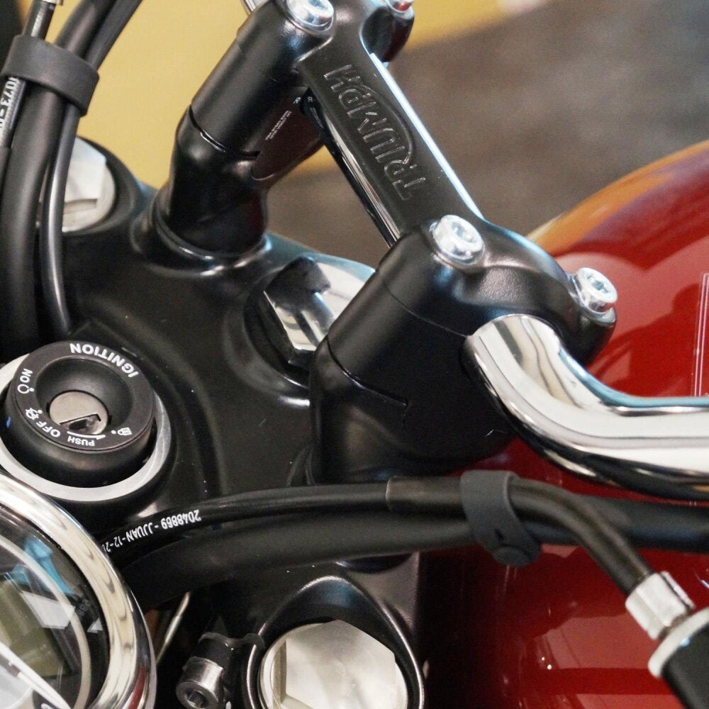 Voigt Moto Technik 25MM Handlebar Risers - Triumph Bonneville T120 / T100