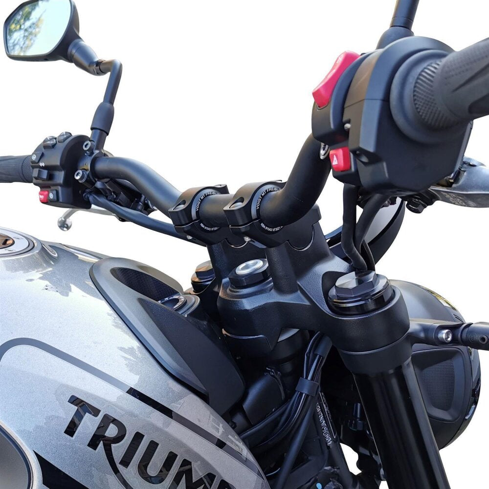 Voigt Moto Technik 30MM Up / 21MM Handlebar Risers - Triumph Trident 660