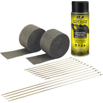 DEI Moto Header Wrap Kit - Black