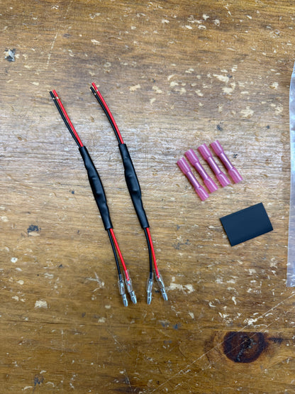 A&J Cycles Turn Signal Resistors / Load Equalizers (DIY) with 3.9MM Bullet Connectors