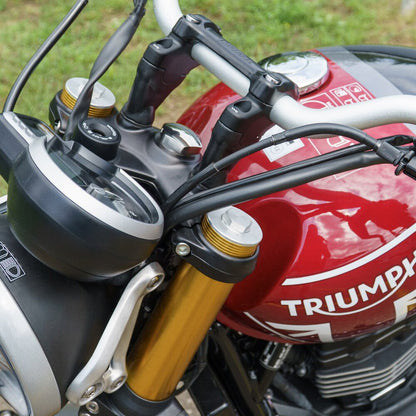 Voigt Moto Technik 30MM Up / 21MM Handlebar Risers - Triumph Speed 400