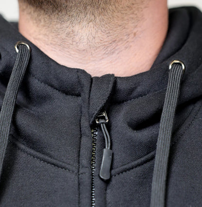 Torque Armored Riding Hoodie - New Version - Black