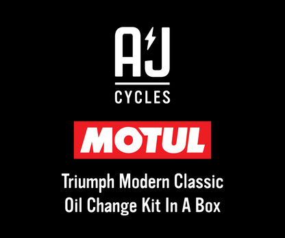 Motul 7100 4T Triumph Modern Classic Synthetic Oil Change Kit - 10W-40
