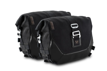 SW-Motech Legend Gear 19.6 L Saddlebag Setup with Quick SLC Disconnect Brackets - Triumph Thruxton RS / FE