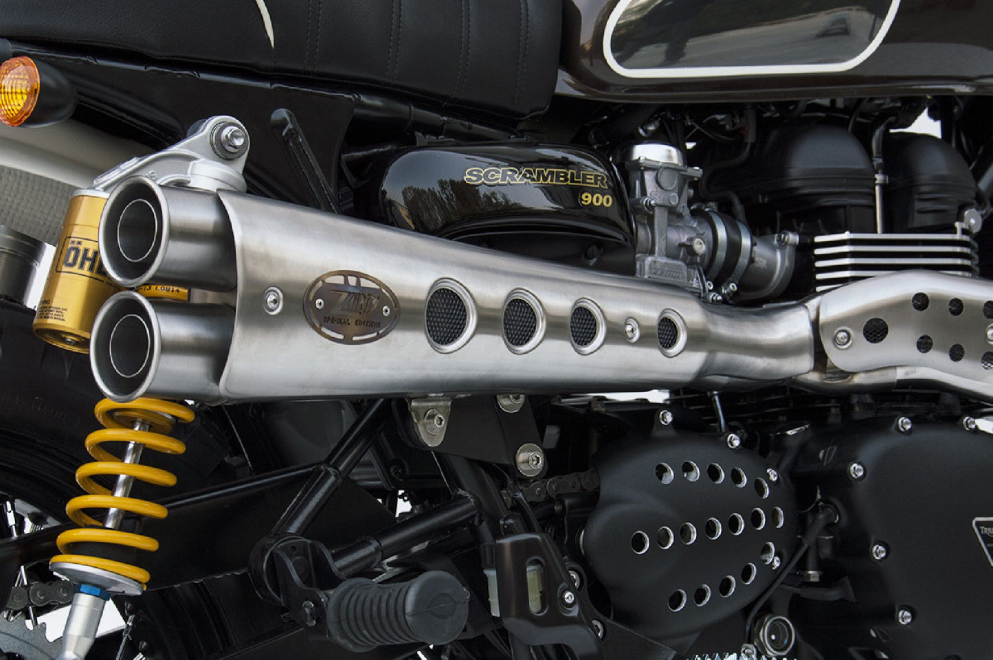 Zard Special High Exhaust - 2006-2016 Triumph Scrambler