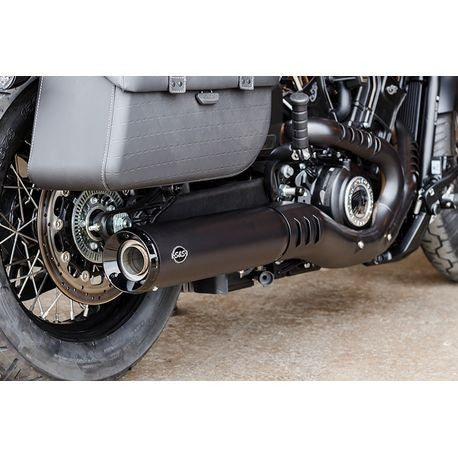 S&S Grand National Slip on - Black - Indian Scout / Scout Bobber 2025+