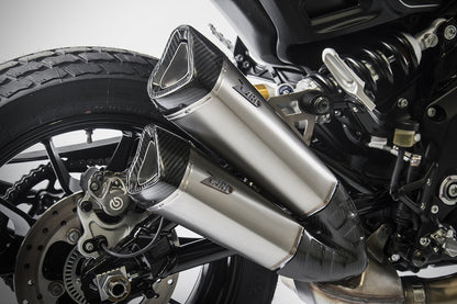 Zard Titanium Slip Ons - 2018-2024 Indian FTR 1200