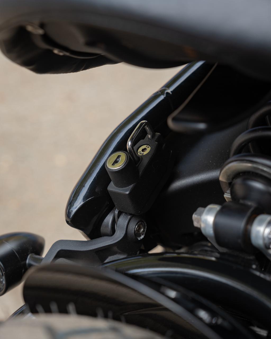Motone Helmet Lock - 2017+ Triumph Bobber, Speedmaster