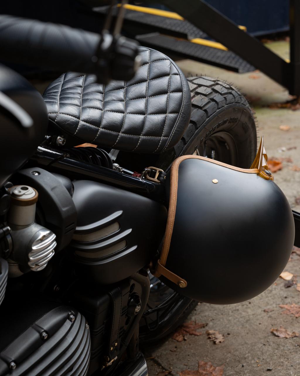 Motone Helmet Lock - 2017+ Triumph Bobber, Speedmaster