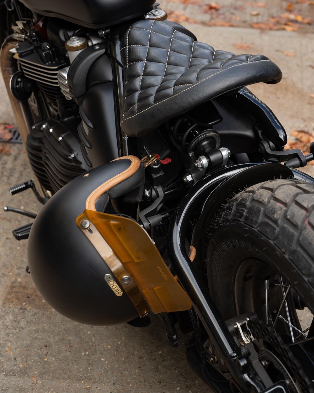 Motone Helmet Lock - 2017+ Triumph Bobber, Speedmaster