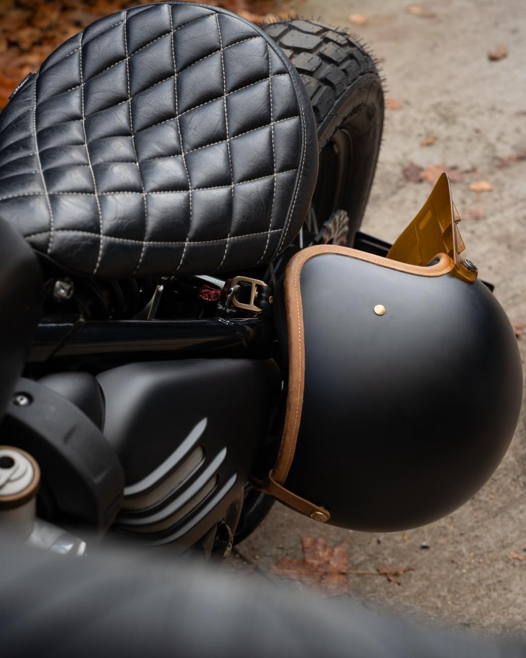 Motone Helmet Lock - 2017+ Triumph Bobber, Speedmaster