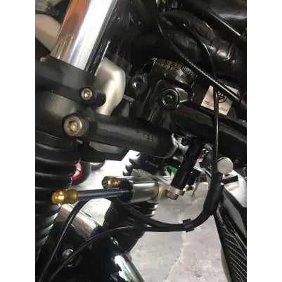 YSS Steering Damper Kit - side mount - Triumph Street Twin, Speed Twin 900, Bonneville T100, T120, Street Cup