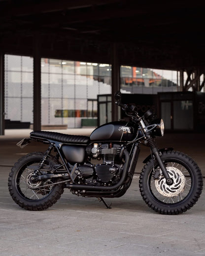 Motone Viper Mk.II - Double Stitched Skinny Ribbed Seat